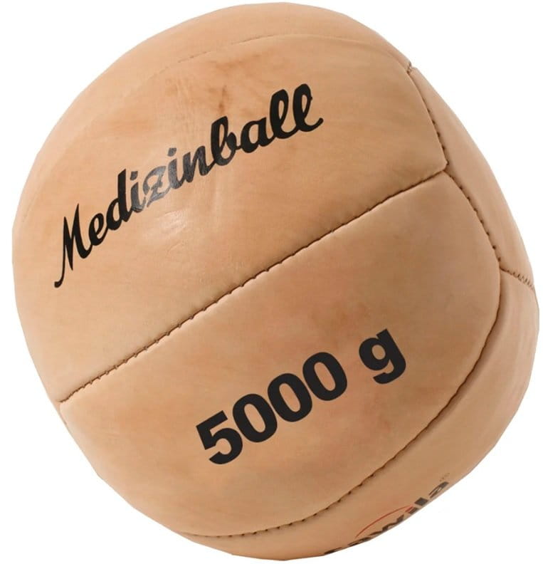 Piłka lekarska Cawila Leather medicine ball PRO 5.0 kg