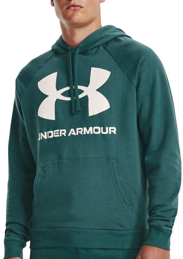 Bluza z kapturem Under Armour UA Rival Fleece Big Logo HD-GRN