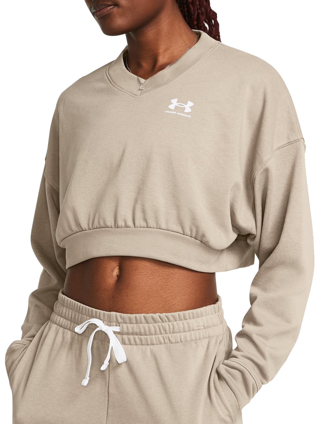 Bluza Under Armour Rival Terry Oversized Crop Crew