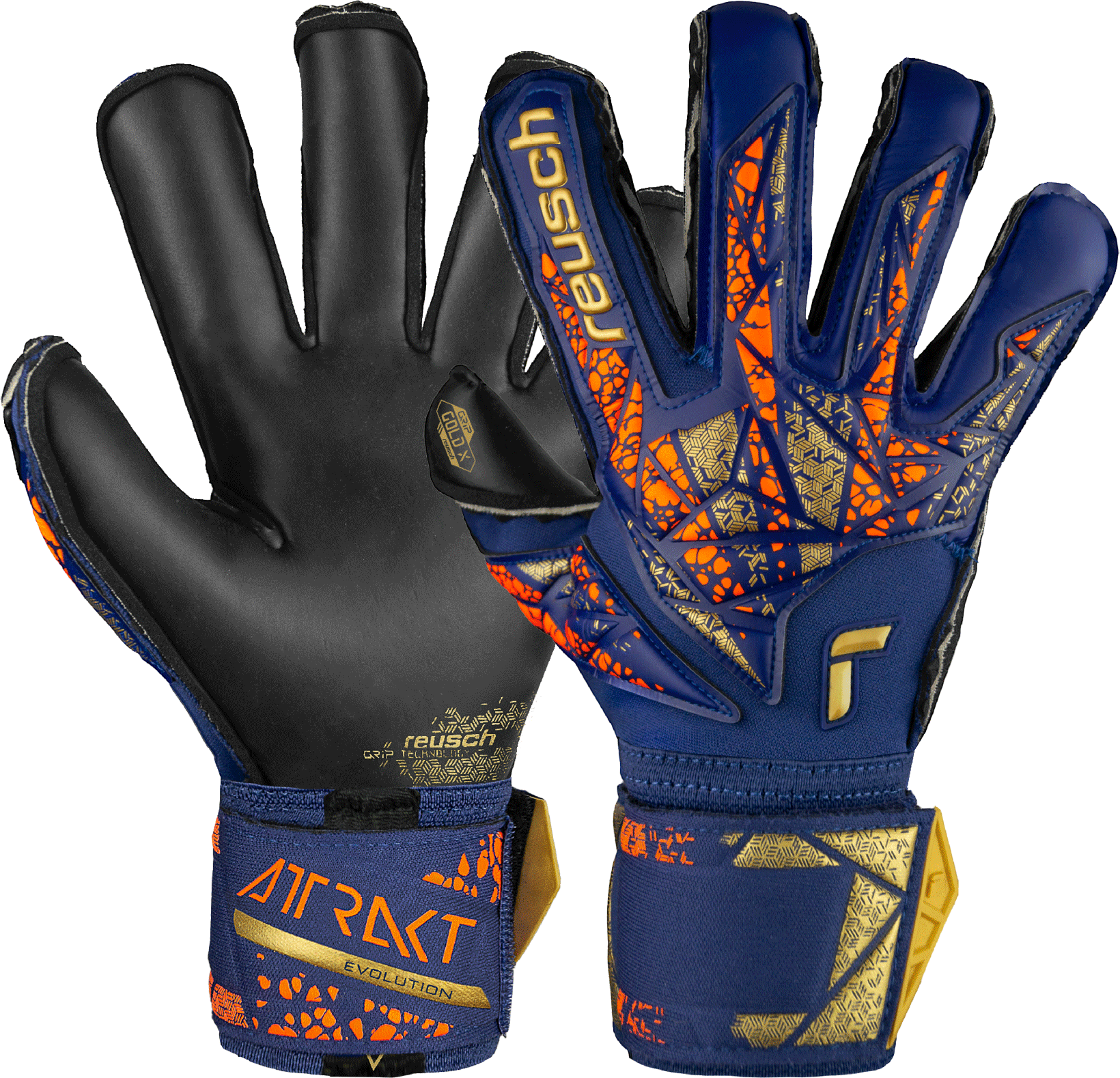 Rękawice bramkarskie Reusch Attrakt Gold X Evolution Goalkeeper Gloves