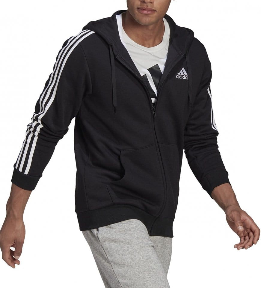 z kapturem adidas Sportswear Essentials 3-Stripes FZ Bluza