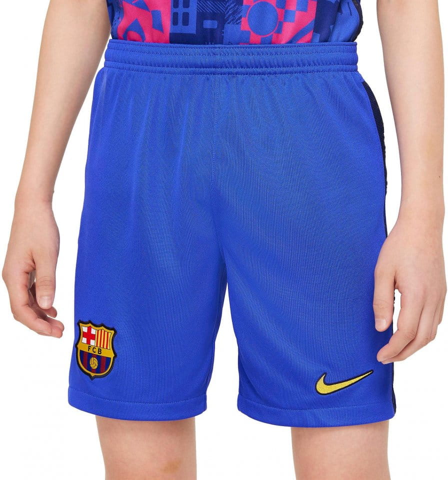 Szorty Nike FC Barcelona 2021/22 Stadium Third Big Kids Soccer Shorts