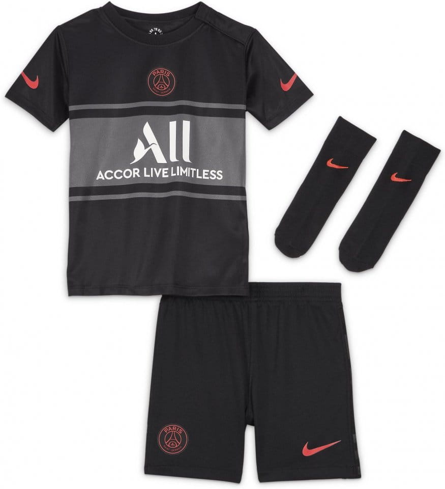 Zestaw Nike Dri-FIT Paris Saint-Germain Third Infants Kit 2021/22