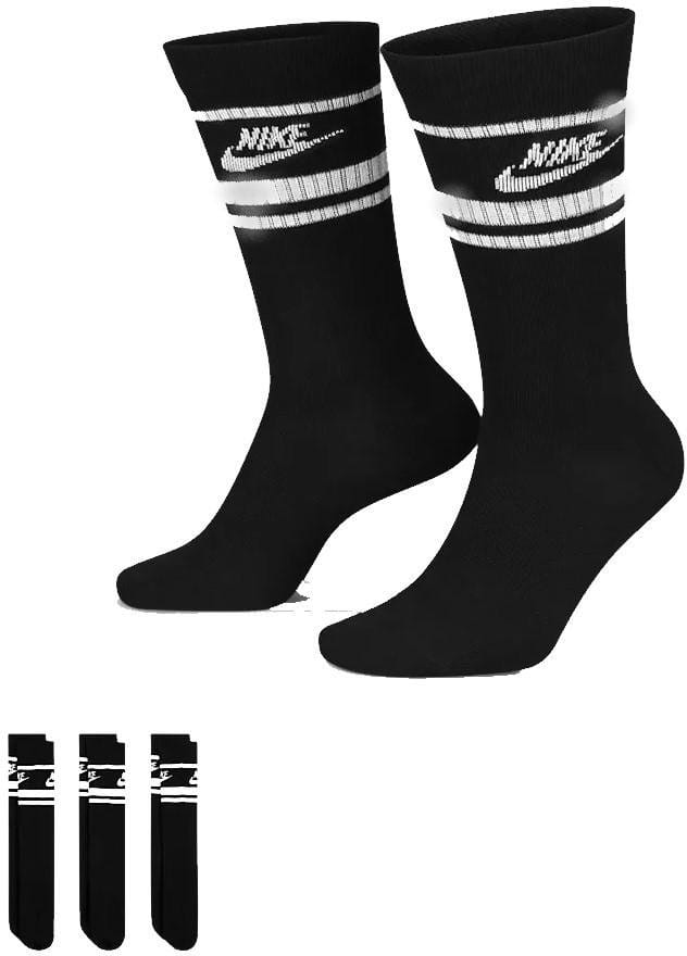 Skarpety Nike Essential Crew Stripe Socks Black