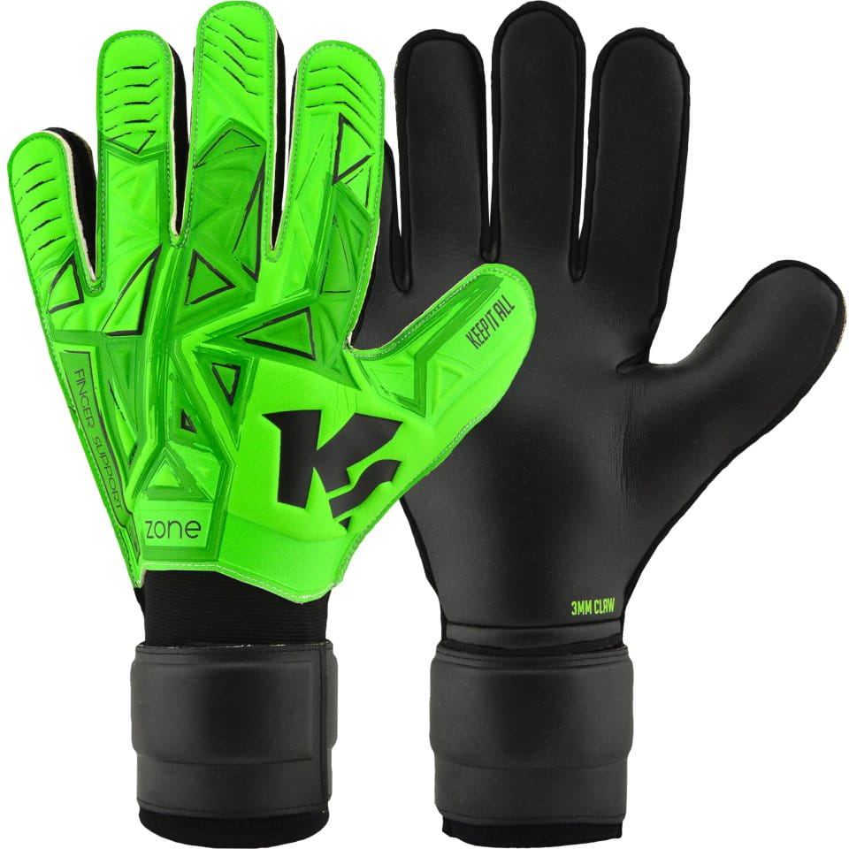 Rękawice bramkarskie KEEPERsport Zone RC Finger Support (green)