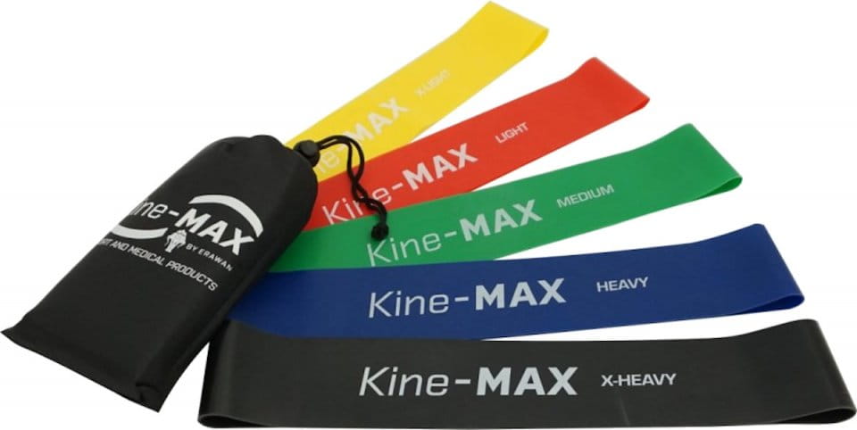 Wzmacniająca guma Kine-MAX Professional Mini Loop Resistance Band KIT - 5 bands